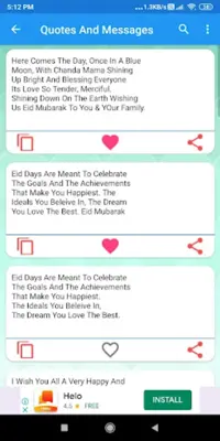 Muslim Festivals Greeting android App screenshot 4